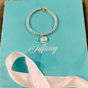 Authentic Tiffany “SUGAR STACK” MILKY QUARTZ TIFFANY BRACELET